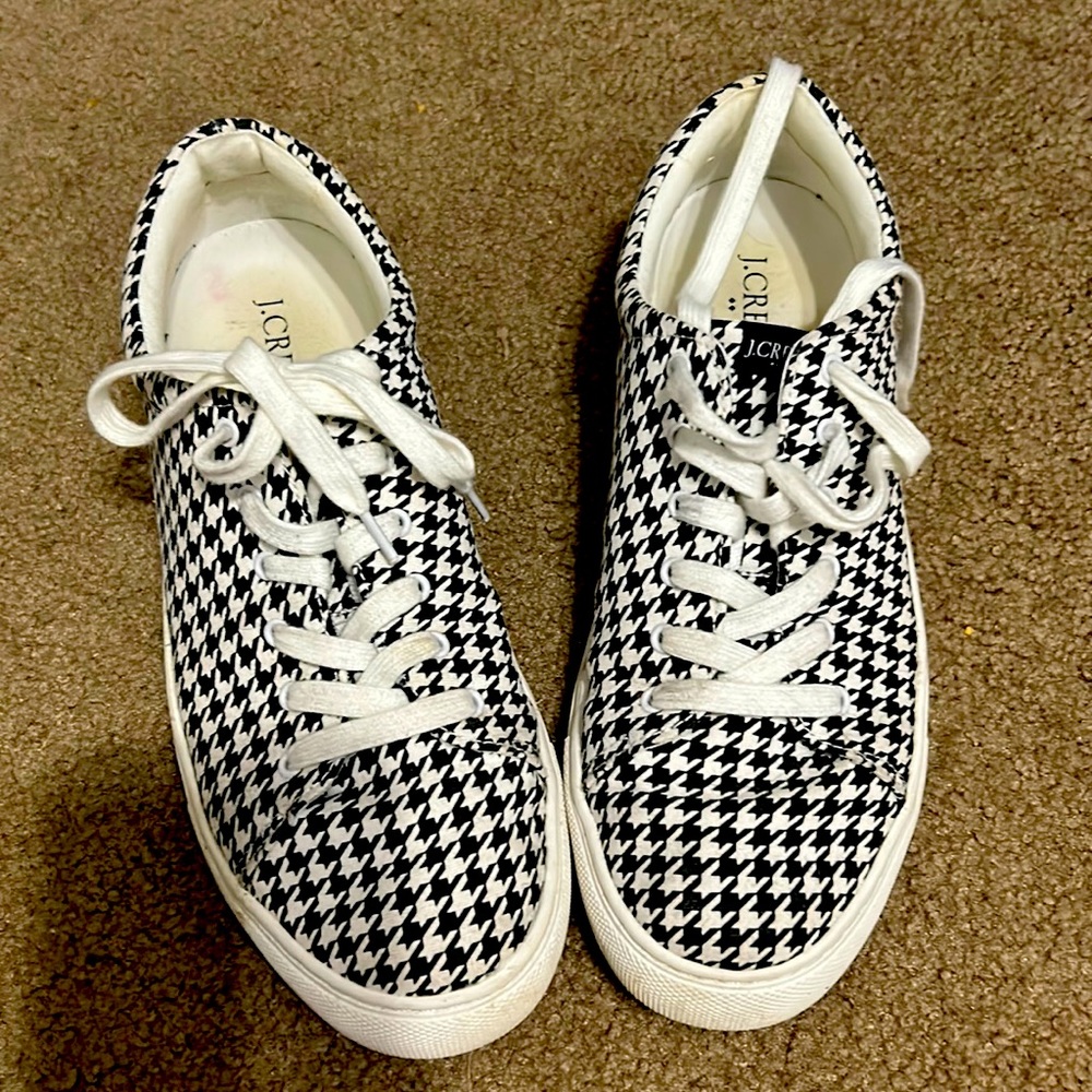J Crew houndstooth shoes